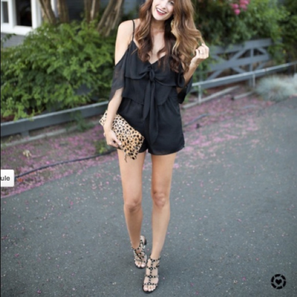 Leith Cold Shoulder Romper